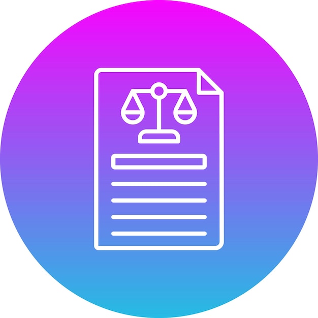 Iconos de documentos legales