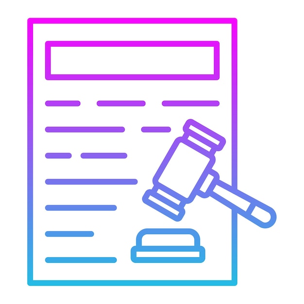 Iconos de documentos legales