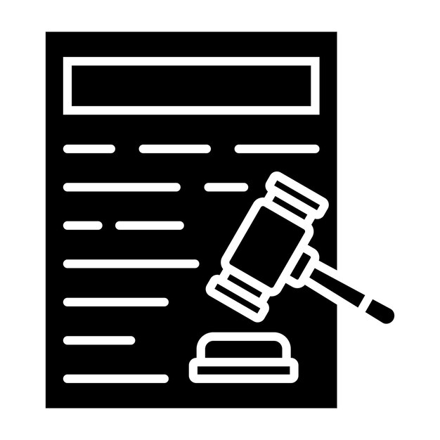 Iconos de documentos legales