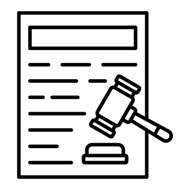 Iconos de documentos legales