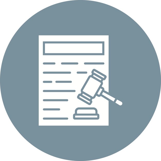 Iconos de documentos legales