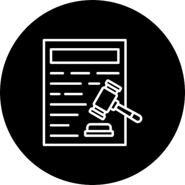 Iconos de documentos legales