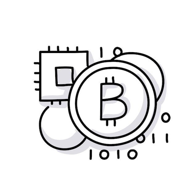Iconos de Doodle de tecnología