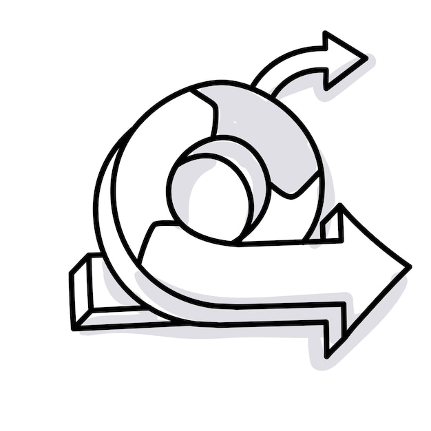 Iconos de Doodle de tecnología