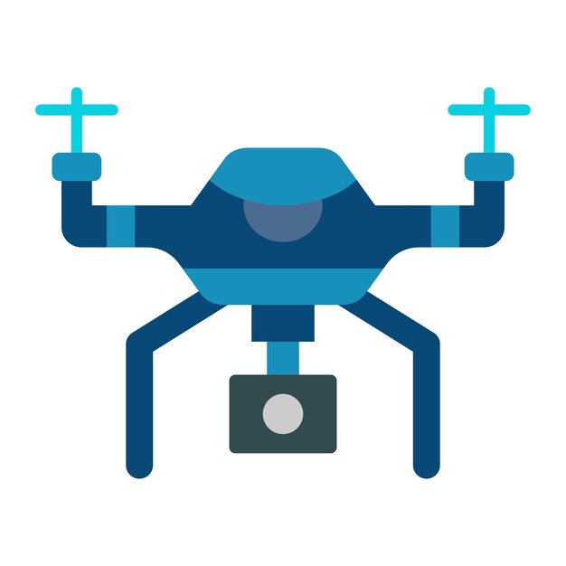Iconos de drones inteligentes