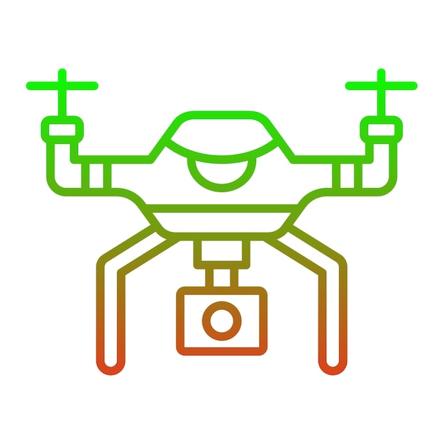 Iconos de drones inteligentes