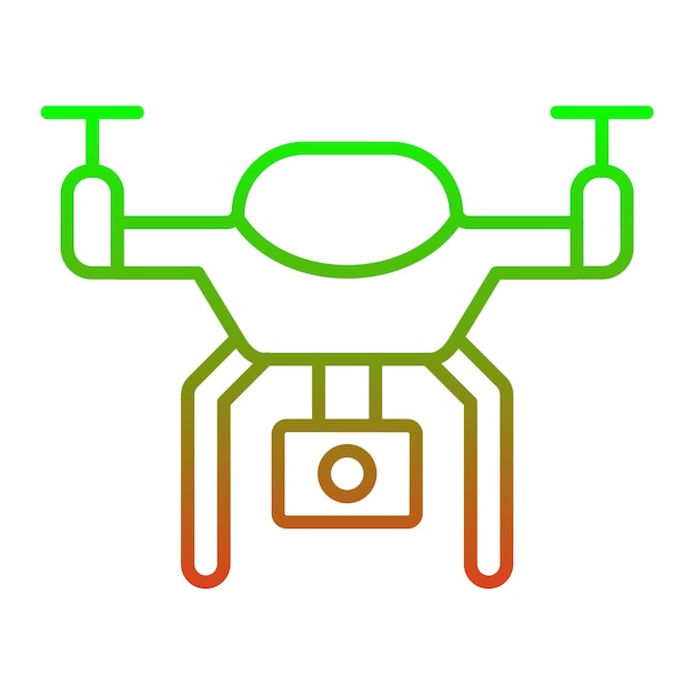 Iconos de drones inteligentes