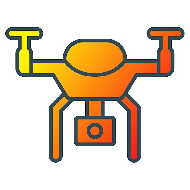 Iconos de drones inteligentes