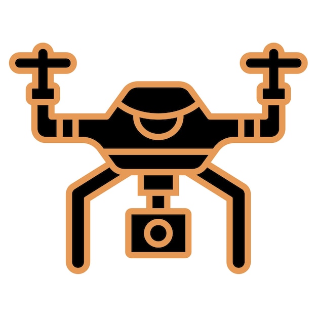 Iconos de drones inteligentes