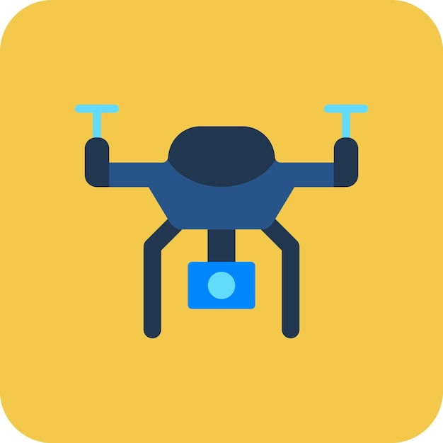 Iconos de drones inteligentes
