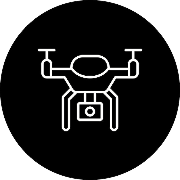 Iconos de drones inteligentes