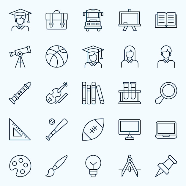 Iconos de la educación