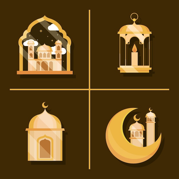 Iconos de eid mubarak