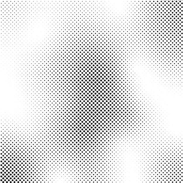 Iconos y elementos gráficos de arte vectorial de semitono de círculo
