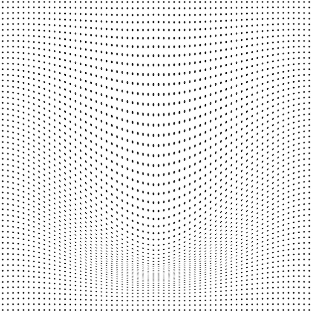 Iconos y elementos gráficos de arte vectorial de semitono de círculo