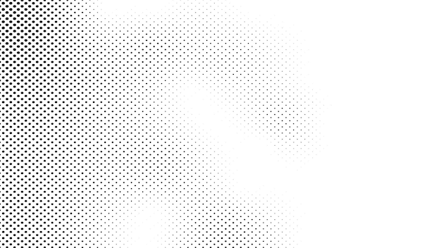 Iconos y elementos gráficos de arte vectorial de semitono de círculo