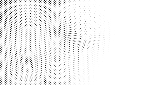 Iconos y elementos gráficos de arte vectorial de semitono de círculo