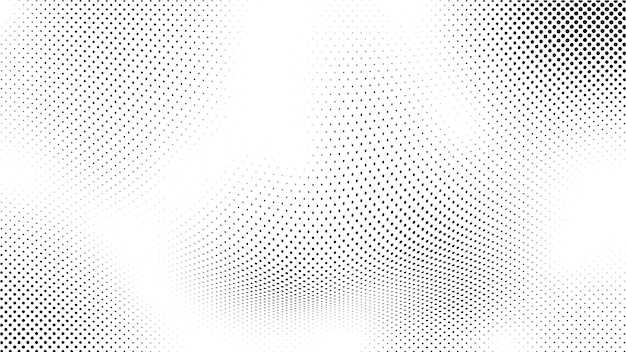 Iconos y elementos gráficos de arte vectorial de semitono de círculo