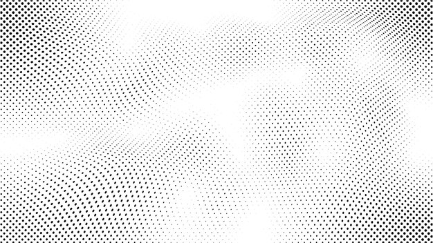 Iconos y elementos gráficos de arte vectorial de semitono de círculo