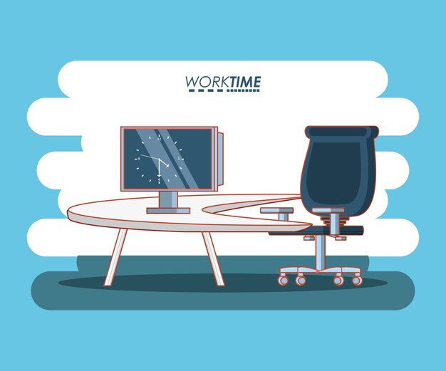 Iconos de elementos de tiempo de trabajo