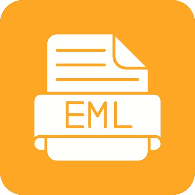 Vector iconos de la eml