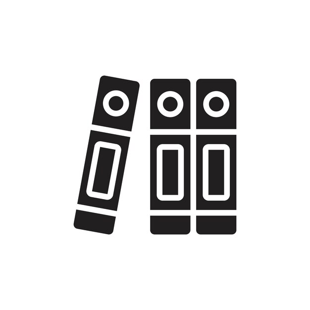 Iconos de encuadernación Conjunto de dibujos de línea de logotipo