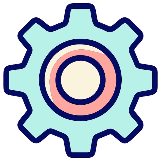 Iconos de engranajes