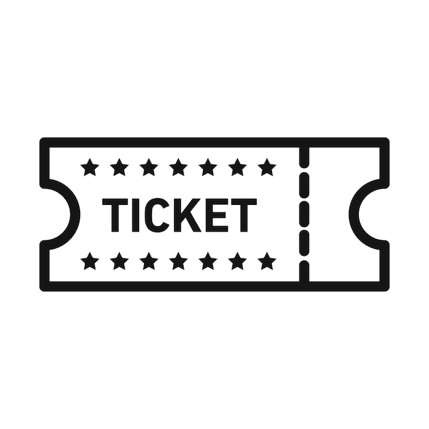 Iconos de entradas para eventos ideales para conciertos y admisiones