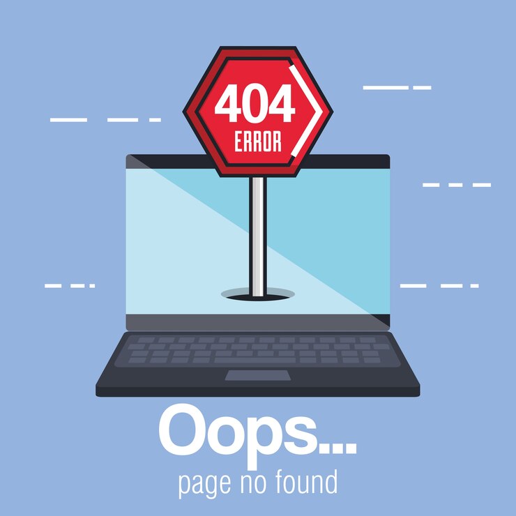 Vector iconos de error de conexión a internet 404