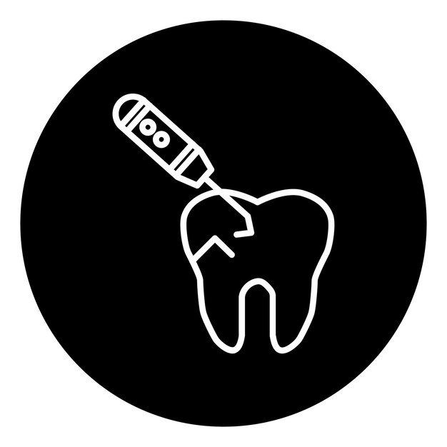 Iconos de escalado de dientes