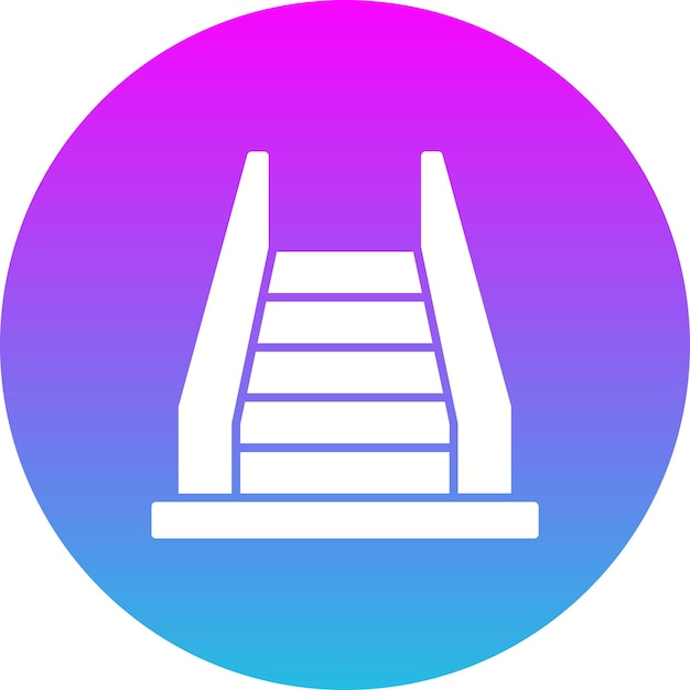 Iconos de las escaleras mecánicas
