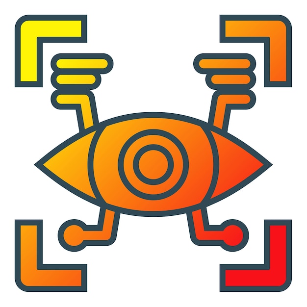 Iconos de escaneo ocular