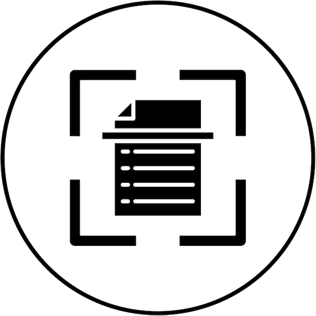 Iconos de escaneo