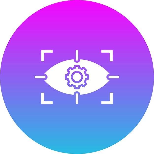 Iconos de escáner ocular
