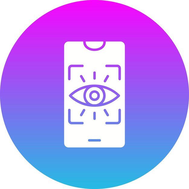 Iconos de escáner ocular