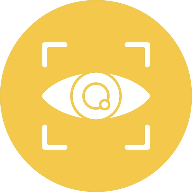 Iconos de escáner ocular