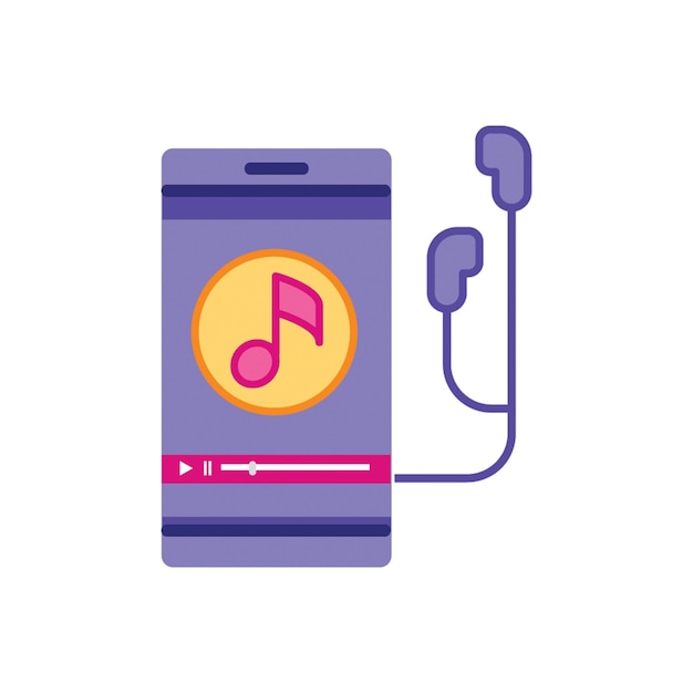Iconos de escucha de música