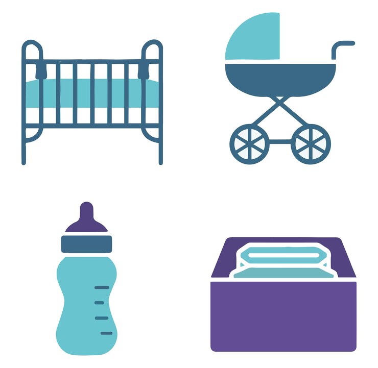 Iconos esenciales para el bebé
