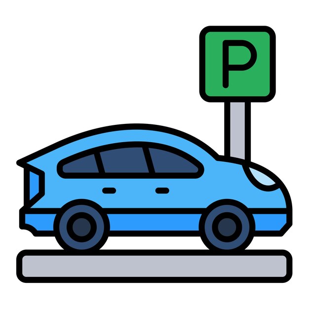 Iconos de estacionamiento