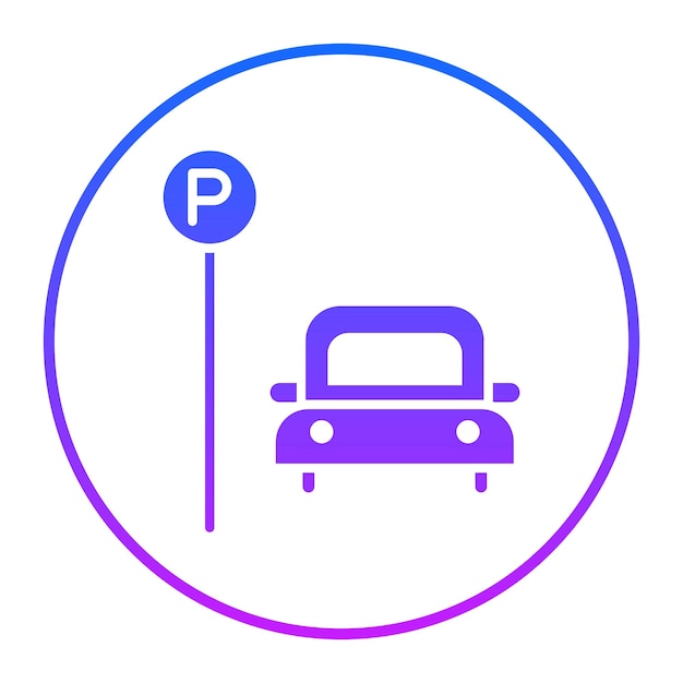 Iconos de estacionamiento