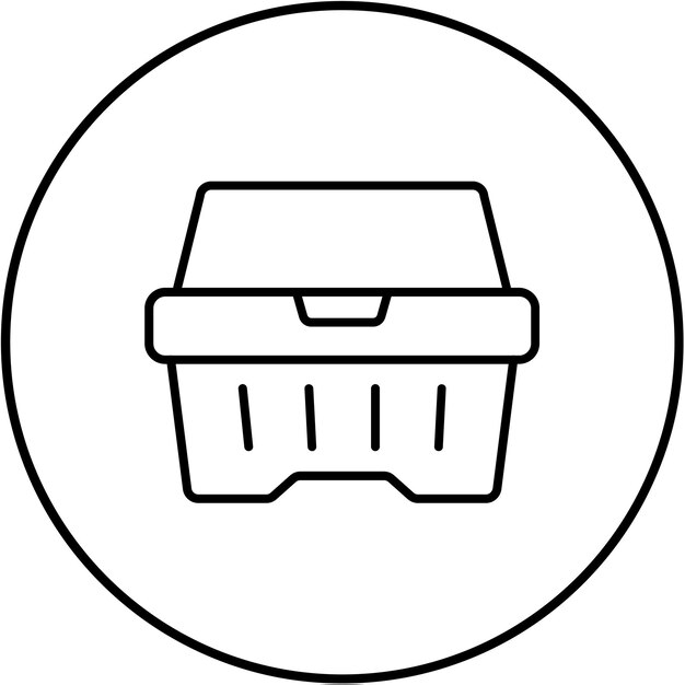 Iconos de estirofoam