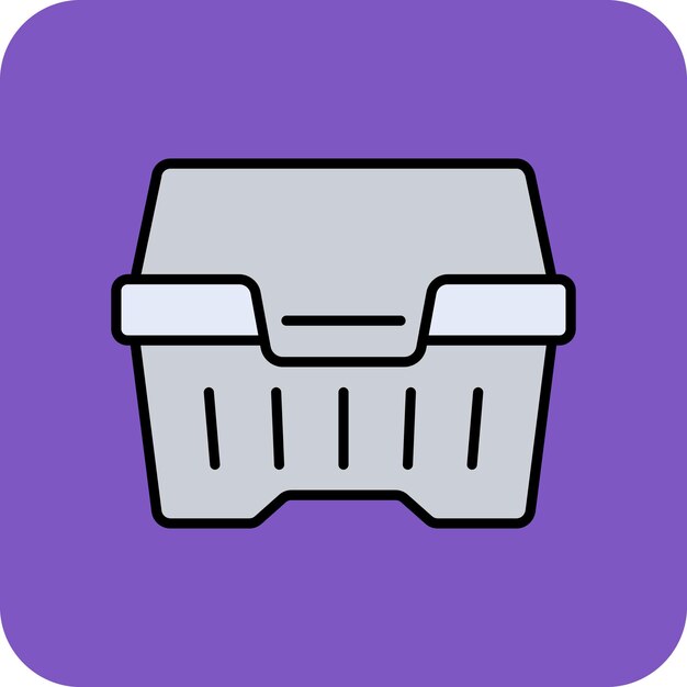 Iconos de estirofoam