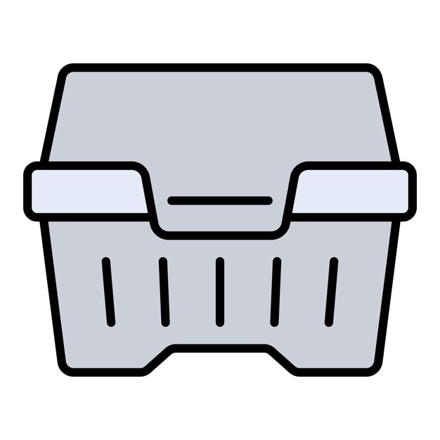 Iconos de estirofoam