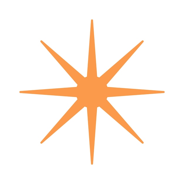 Los iconos de las estrellas centellean, las estrellas brillan, brillan.