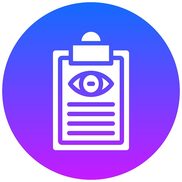 Iconos para el examen ocular