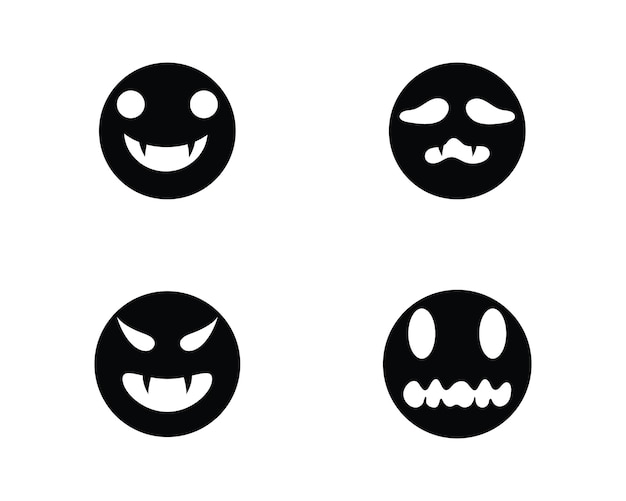 Iconos fantasma ilustración vectorial