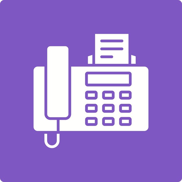 Iconos de fax y de correo electrónico