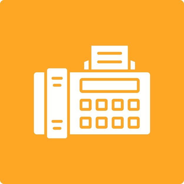 Iconos de fax y de correo electrónico