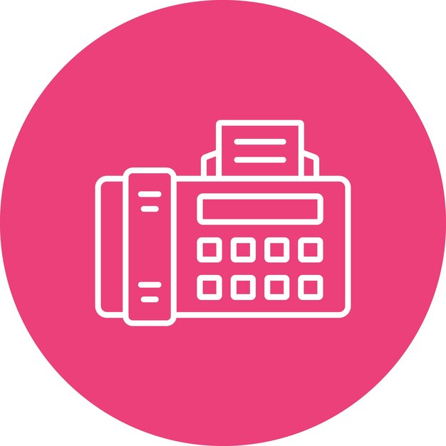 Iconos de fax y de correo electrónico