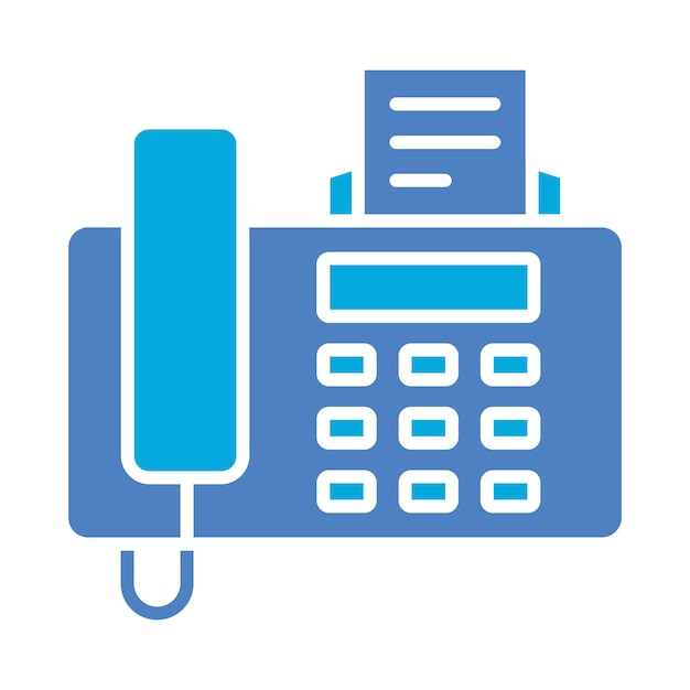 Iconos de fax y de correo electrónico
